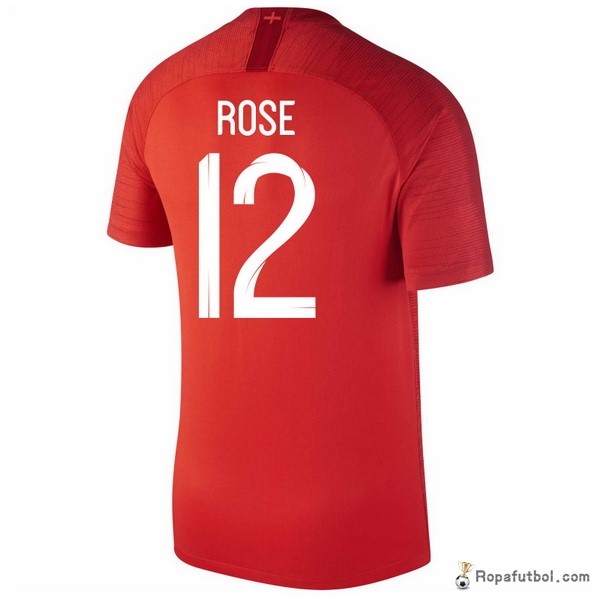 Camiseta Inglaterra Replica Segunda Ropa Rose 2018 Rojo